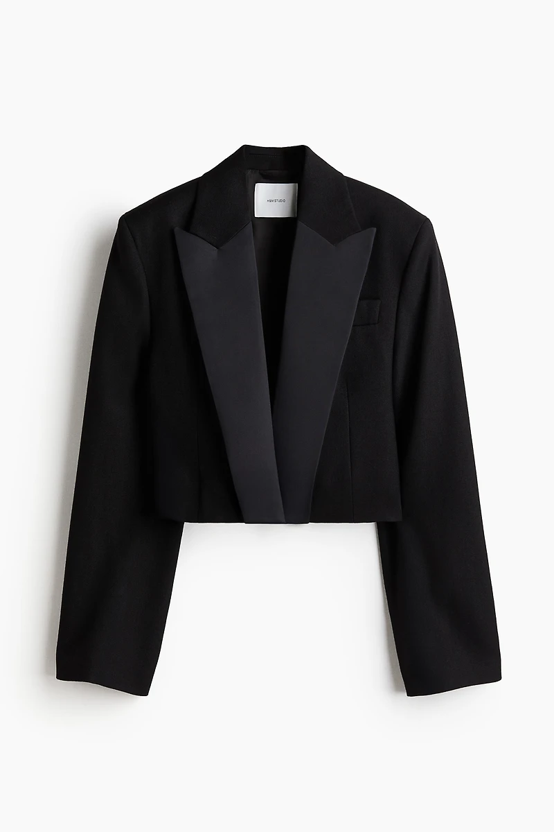 Wool Tuxedo Blazer