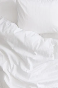 Cotton Sateen Twin Duvet Cover Set