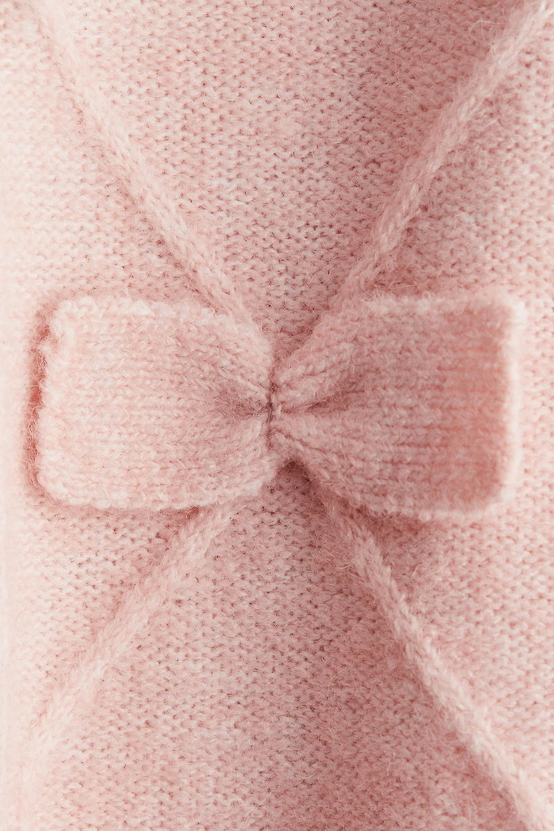 Bow-Detail Knit Sweater