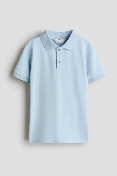 Polo en piqué de coton