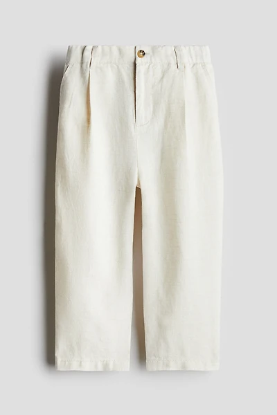 Loose-Fit Linen Pants
