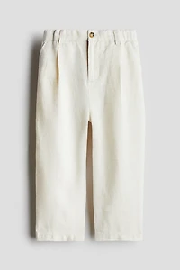 Loose-Fit Linen Pants