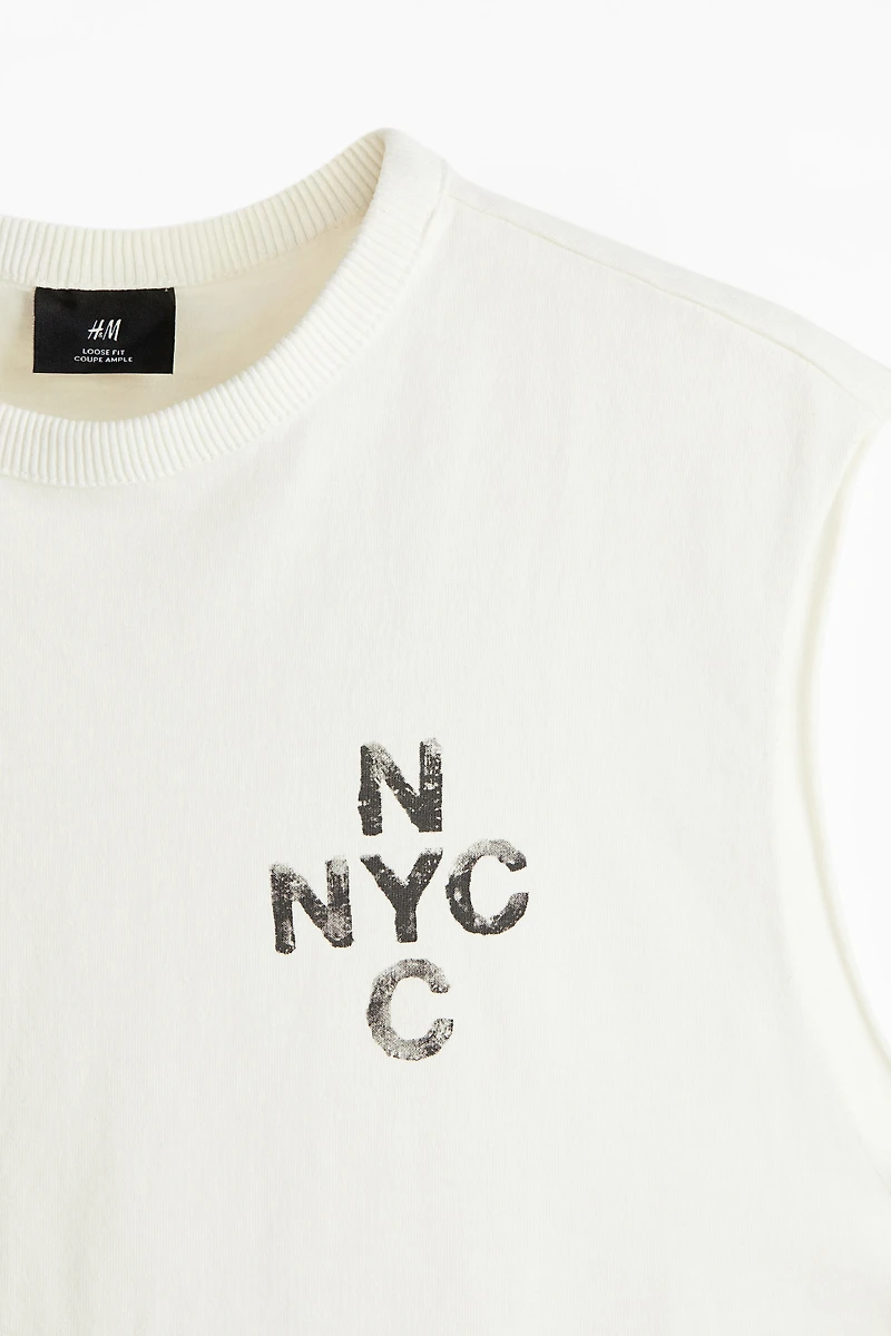 Camisole imprimée coupe ample