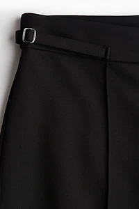 Strap-Detail Pants