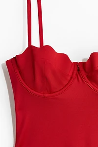 High-Leg Underwire Swimsuit