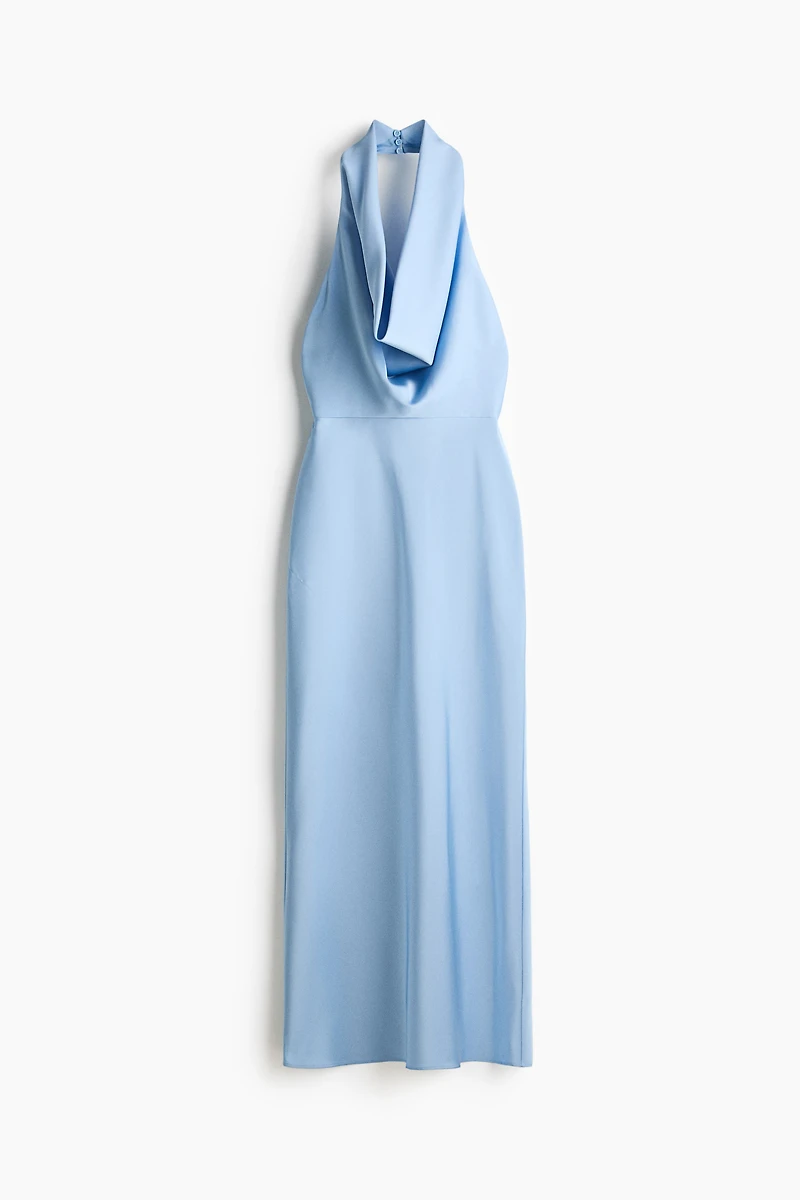 Cowl-Neck Dress