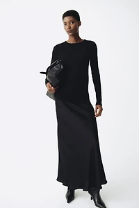 MAMA Ribbed jersey top