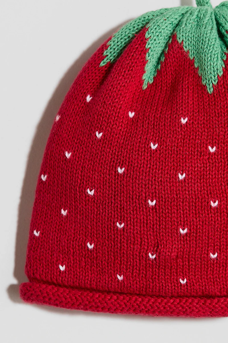 Jacquard-Knit Beanie