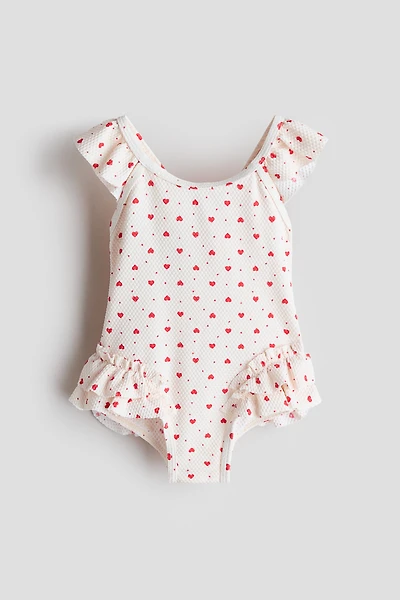 Ruffle-Trimmed Swimsuit