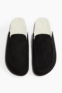 Pile-Lined Slippers