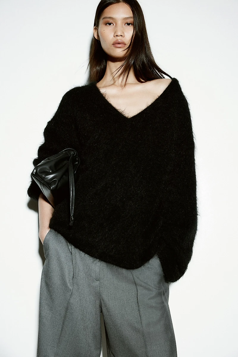 Oversized Mohair-Blend Sweater