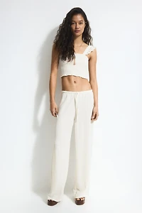 Pantalon avec cordon de serrage