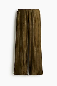 Crinkled Pull-On Pants