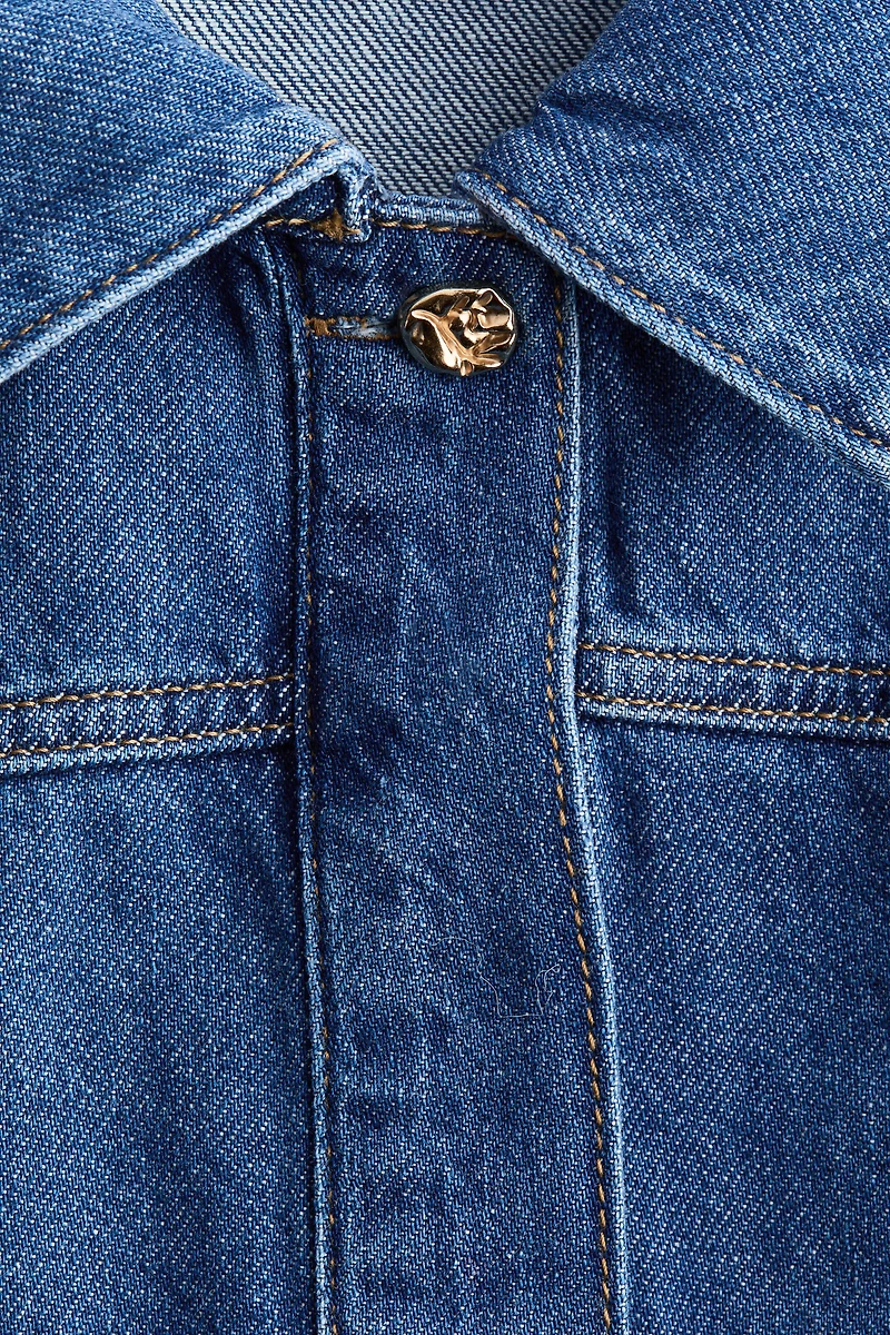 Chemise à enfiler en denim