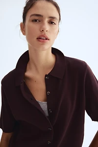 Cardigan with Collar