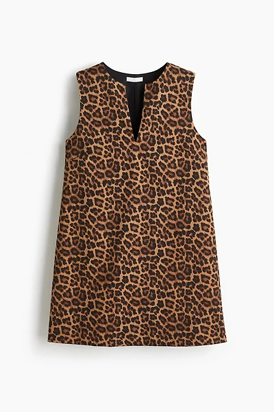 Twill Shift Dress