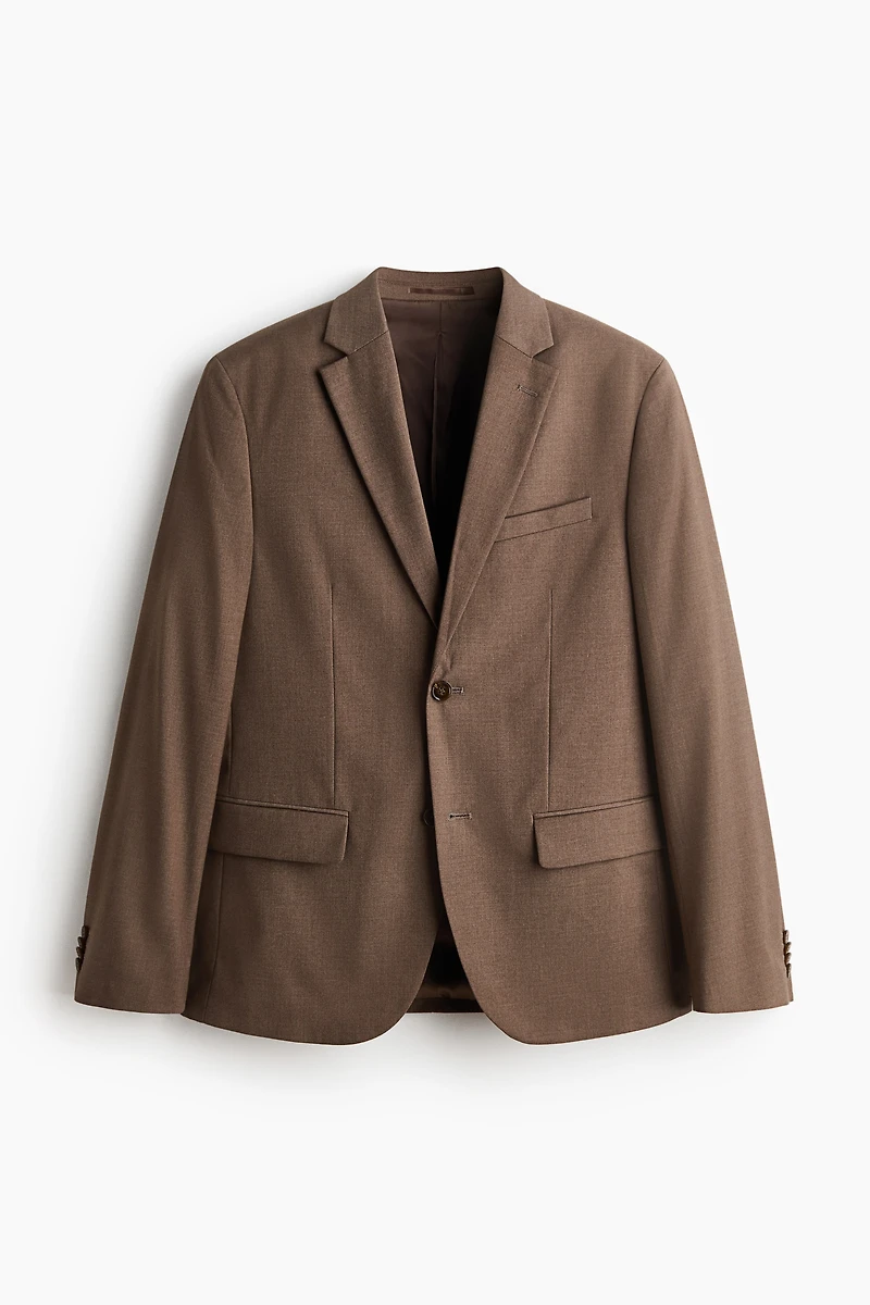 Regular-Fit Single-Breasted Jacket
