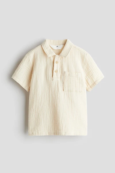 Chemise à enfiler en mousseline de coton