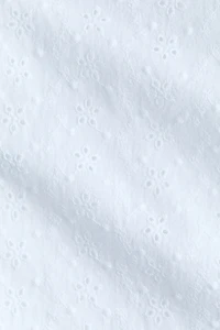 Eyelet-Embroidered Pants