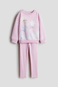 Ensemble 2 pièces avec chandail et legging