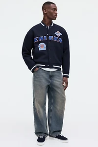 Loose-Fit Scuba Baseball Jacket