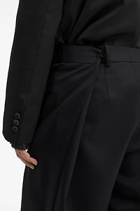 Wool-Blend Dress Pants