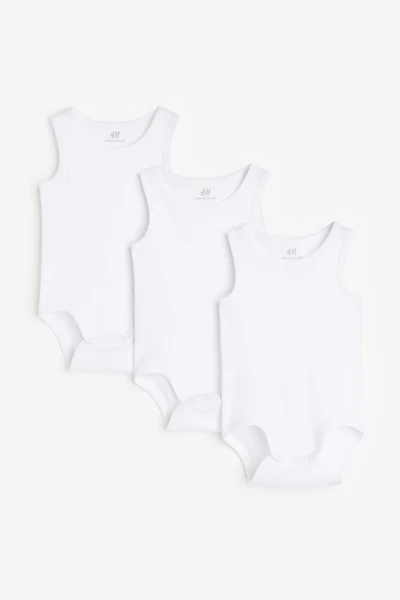 3-pack Cotton Bodysuits