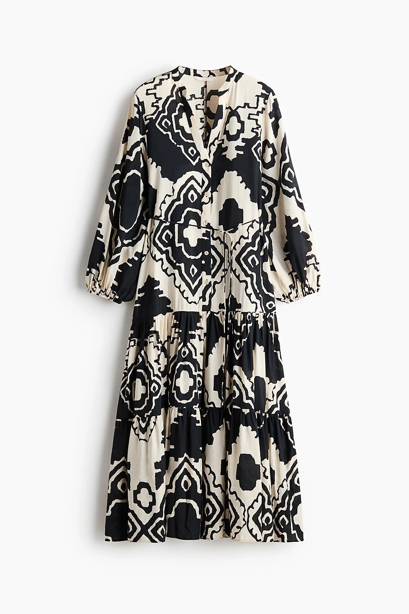 Printed Tiered Dress