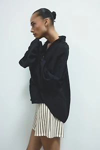Short en tricot avec taille élastique