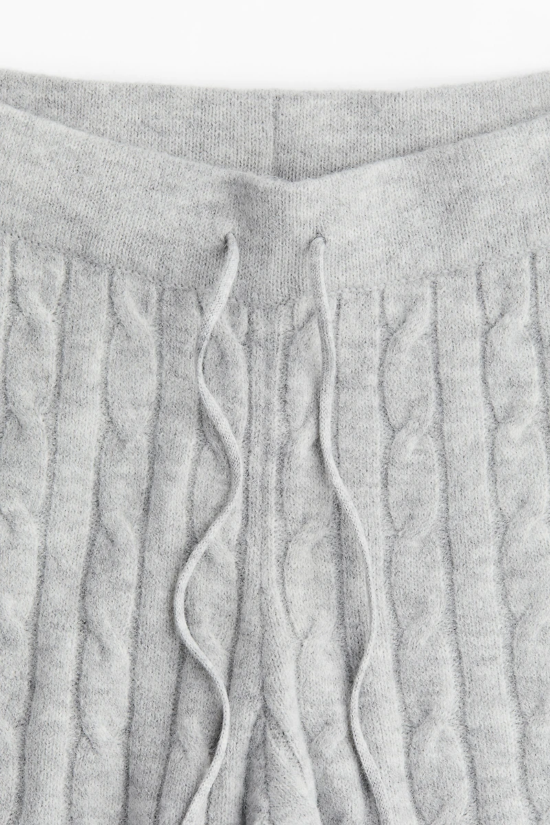 Cable-Knit Joggers