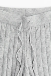 Cable-Knit Joggers