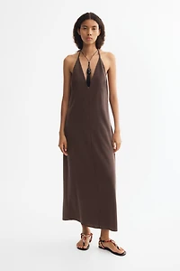 Crêpe Halterneck Dress