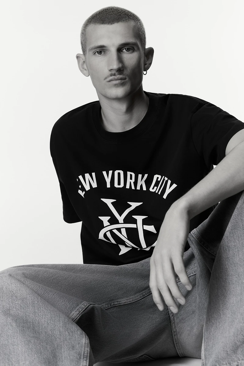 Loose-Fit Printed T-Shirt