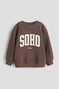 Printed Crewneck Sweatshirt