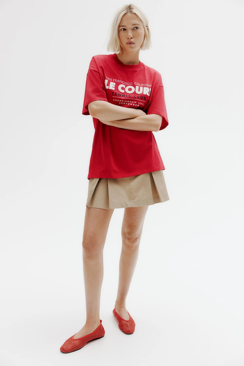 Oversized T-Shirt with Motif
