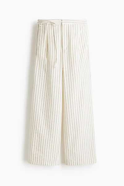 Pantalon avec détail à nouer