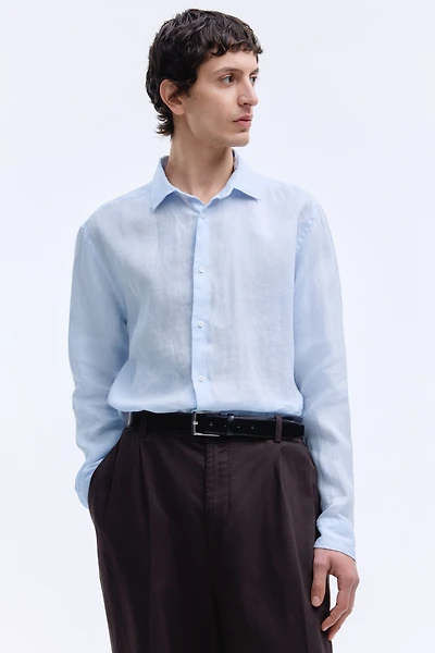 Slim Fit Linen Shirt
