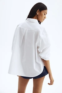 Chemise très ample en coton