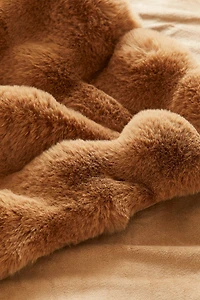 Couverture duveteuse et texturée