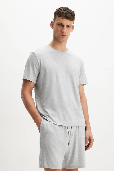 T-shirt et short de pyjama en jersey