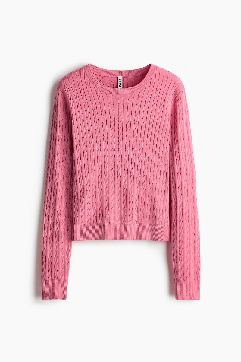 Cable-Knit Sweater