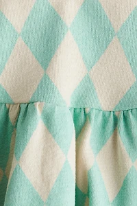 Crinkled Jersey Skirt