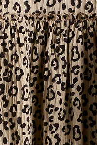 Bow-Detail Crinkled Dress