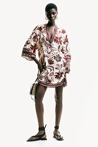 Robe tunique en viscose