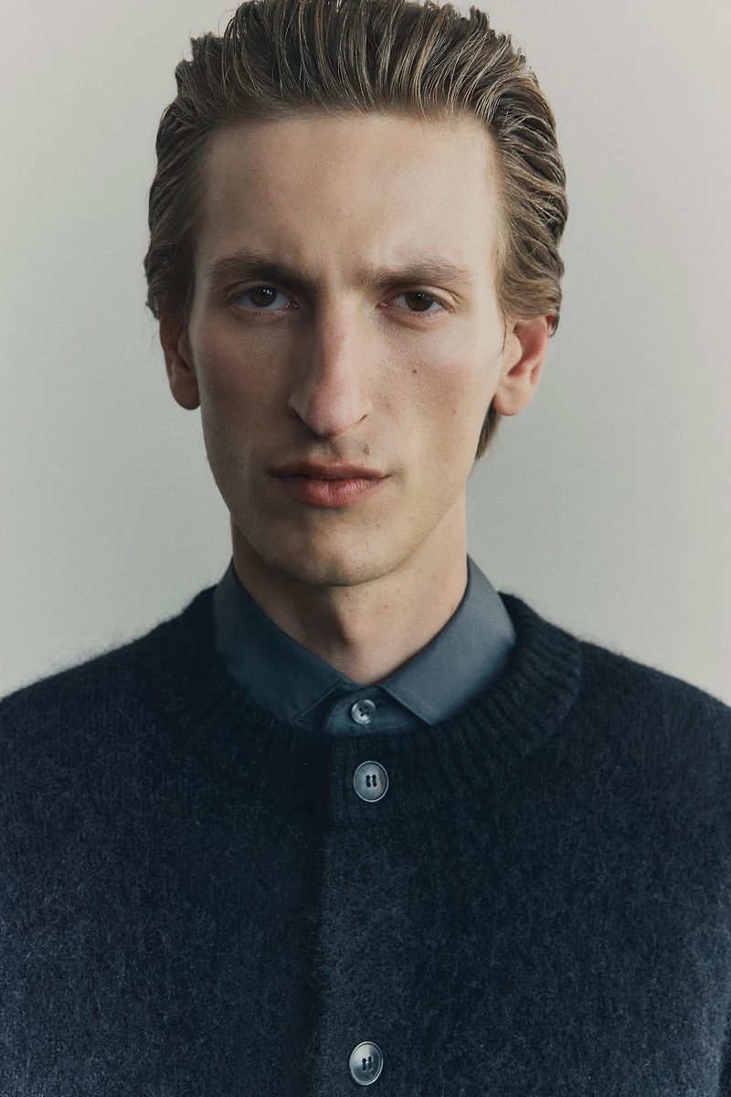 Gilet décontracté en mohair mélangé