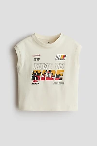 Printed Cotton Tank Top