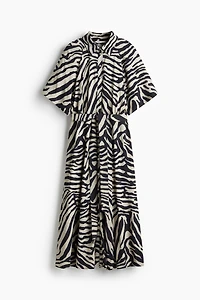 Tie-belt Shirt Dress