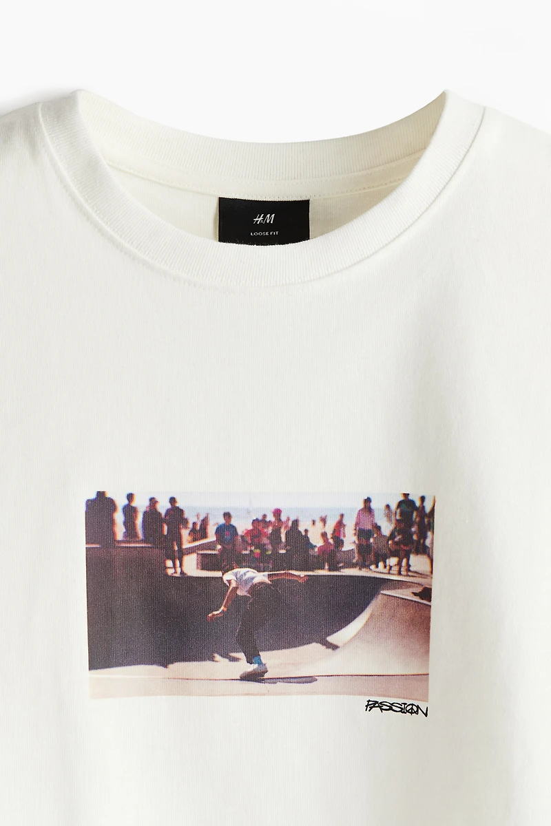 T-shirt imprimé Coupe Flottante