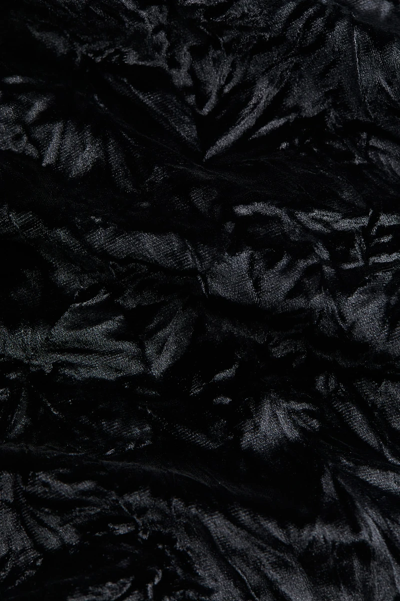 Crushed Velour Sleeveless Top