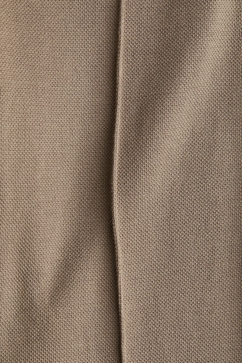 Pantalon effilé en piqué